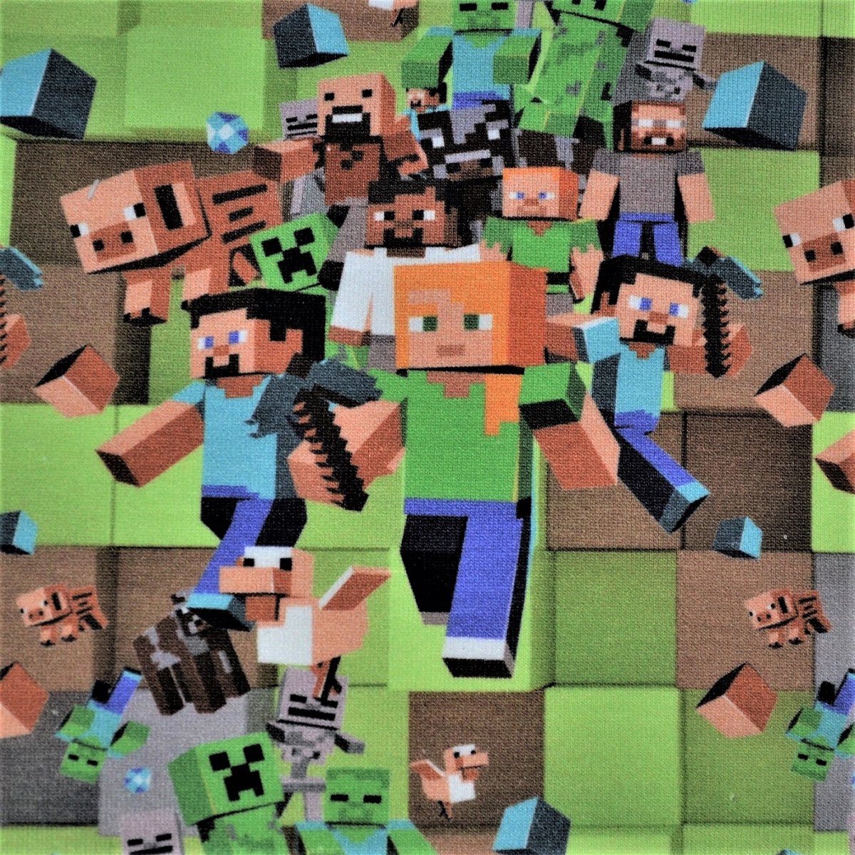 Teplákovina digitální tisk MINECRAFT