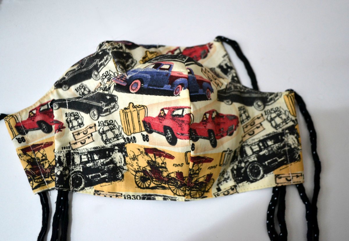 Rouška pánská 2 vrstvy+kapsa