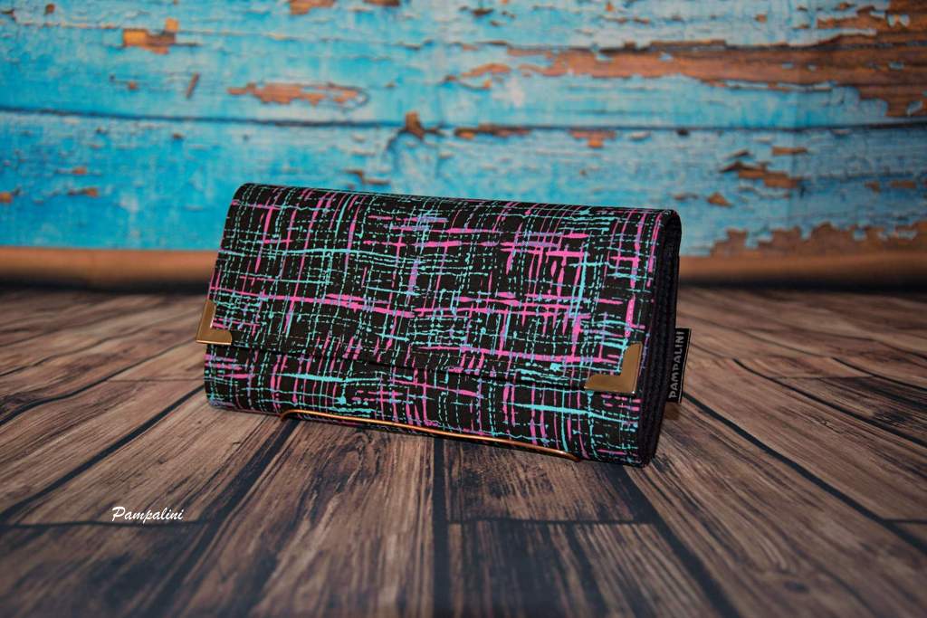 Velká peněženka - Barevná mřížka