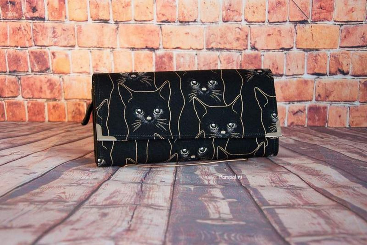 Velká peněženka - Černé kočky zlaté