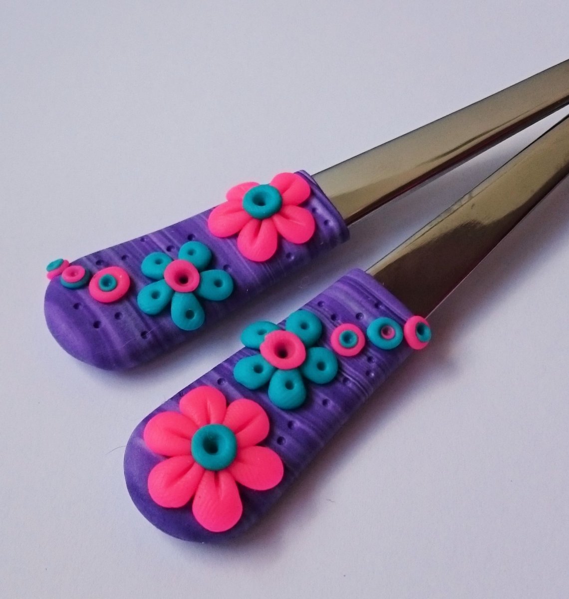 Květinky.....:) Děstká vidlička