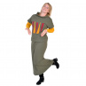 Pouzdrová, dlouhá sukně - ZITA / khaki...M - XL