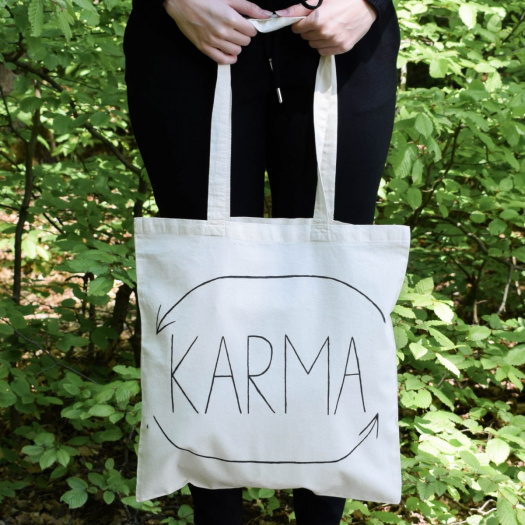 Plátěná taška - karma