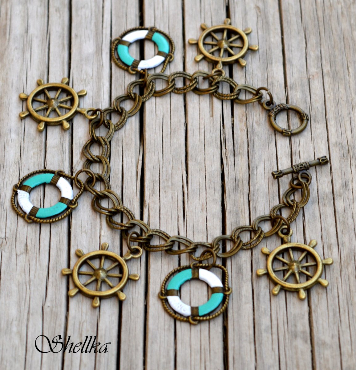 Náramek ,,NAVY,,sv. modrý III