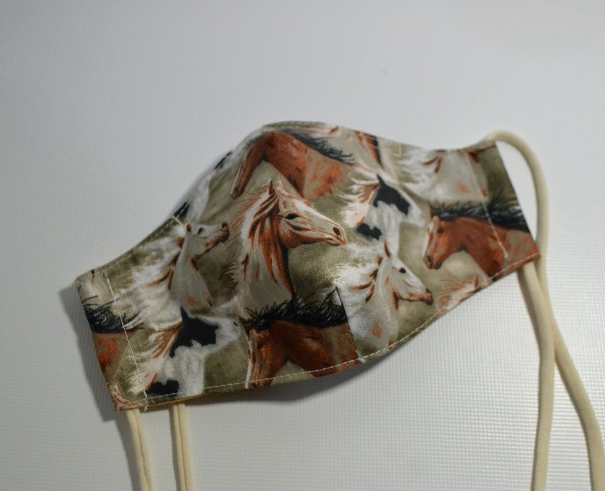 Rouška dámská/teenager 2 vrstvy+kapsa