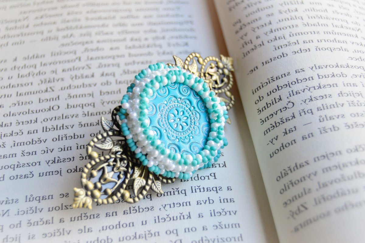 Tyrkys - spona do vlasů