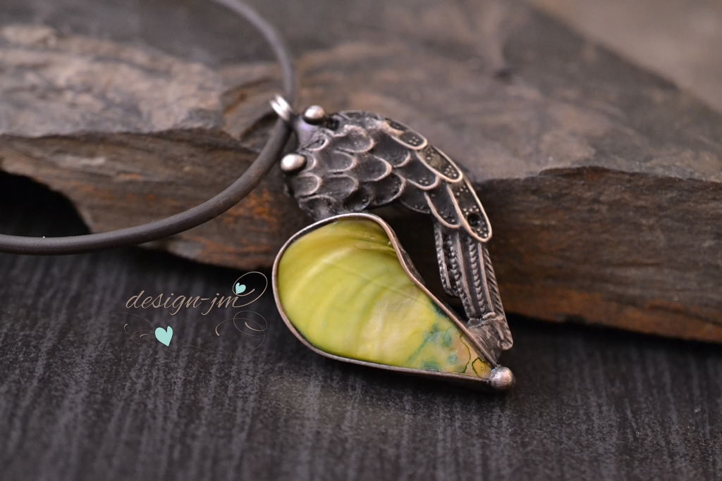 Andělské srdéčko - zelené