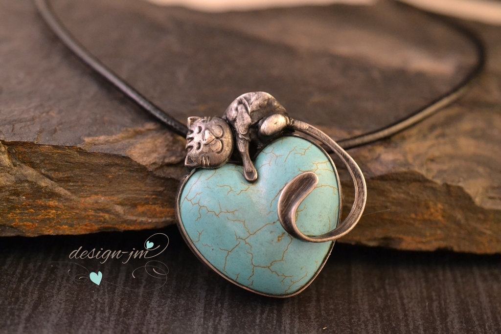 Ospalé kotě - tyrkysové