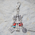 Andělka pro paní učitelku - korál, tyrkenit