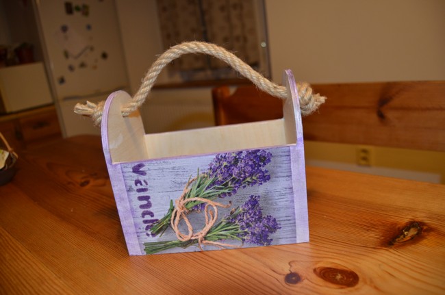boxík - levandule