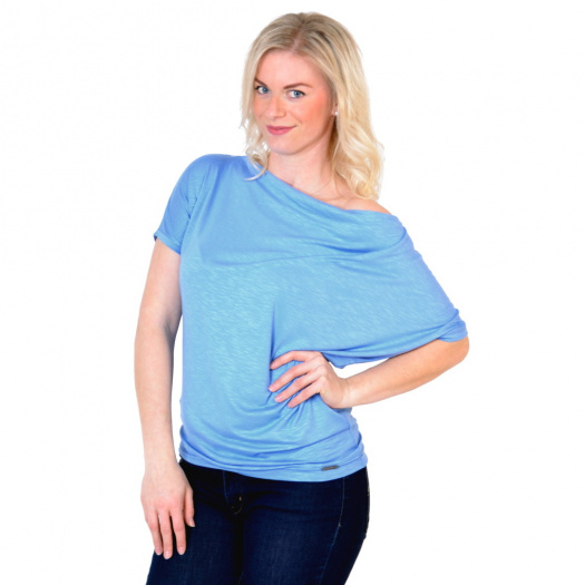 Tričko s vodou - LUISA / modrá, chladivá