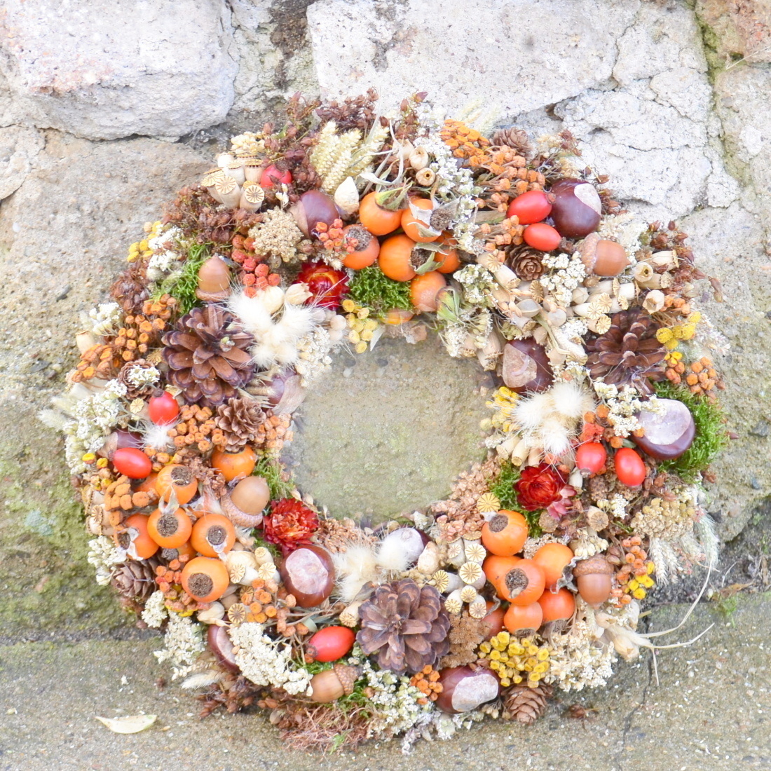 Věnec podzimní šípkový