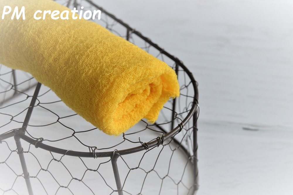 Wrap-dečka na focení miminek  žlutá