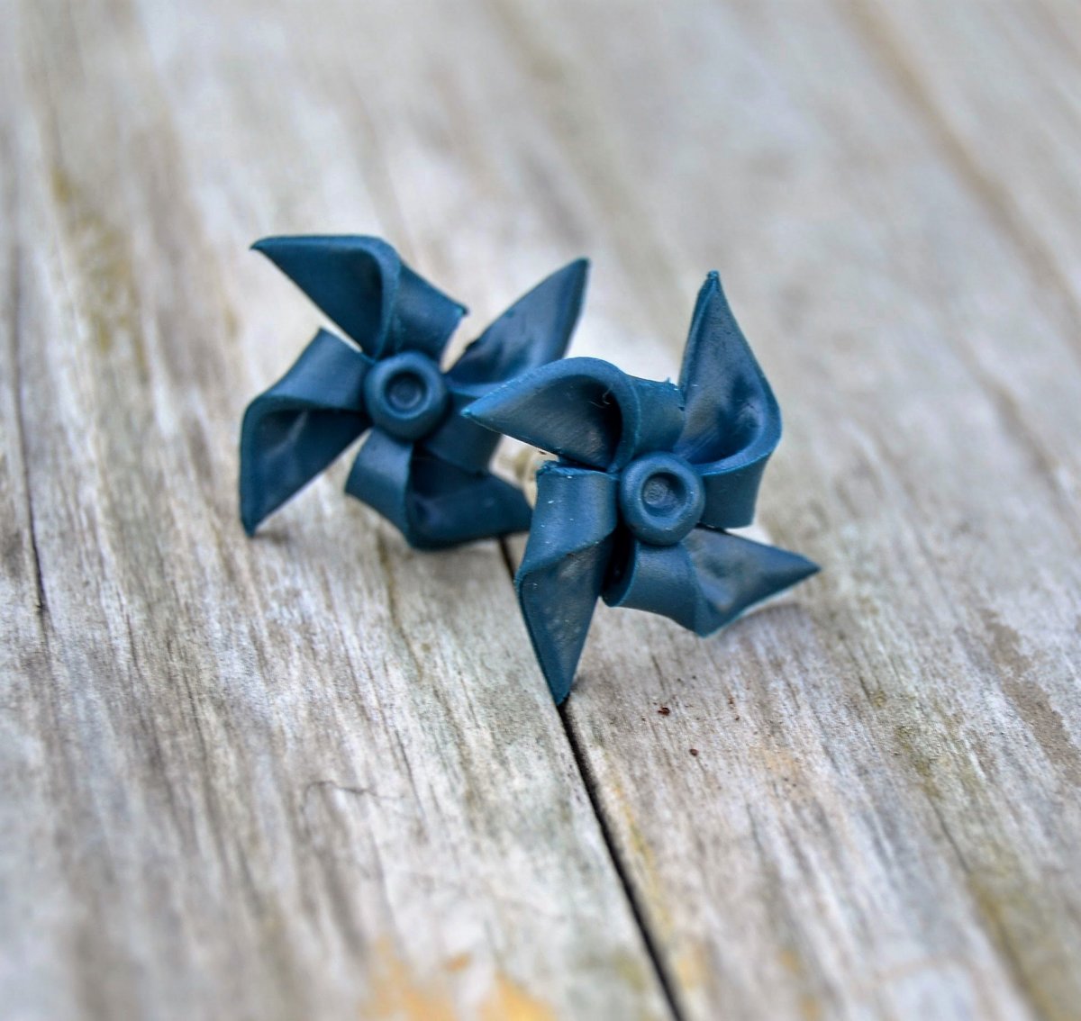 Větrníčky - náušnice - mini puzety