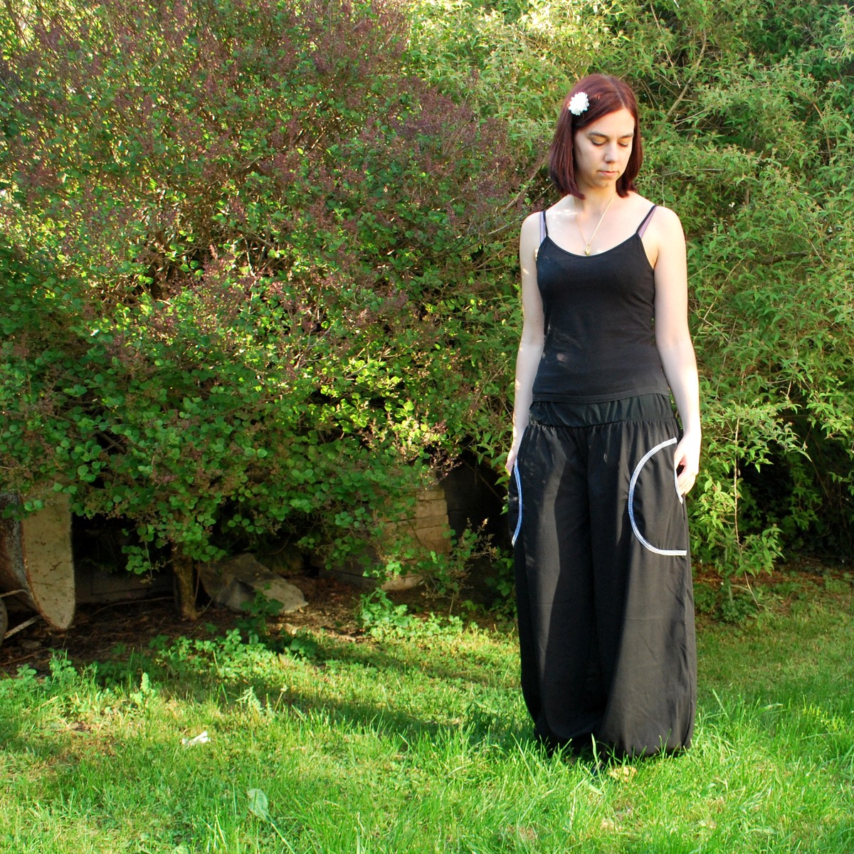 Černo černá varianta s paspulkou