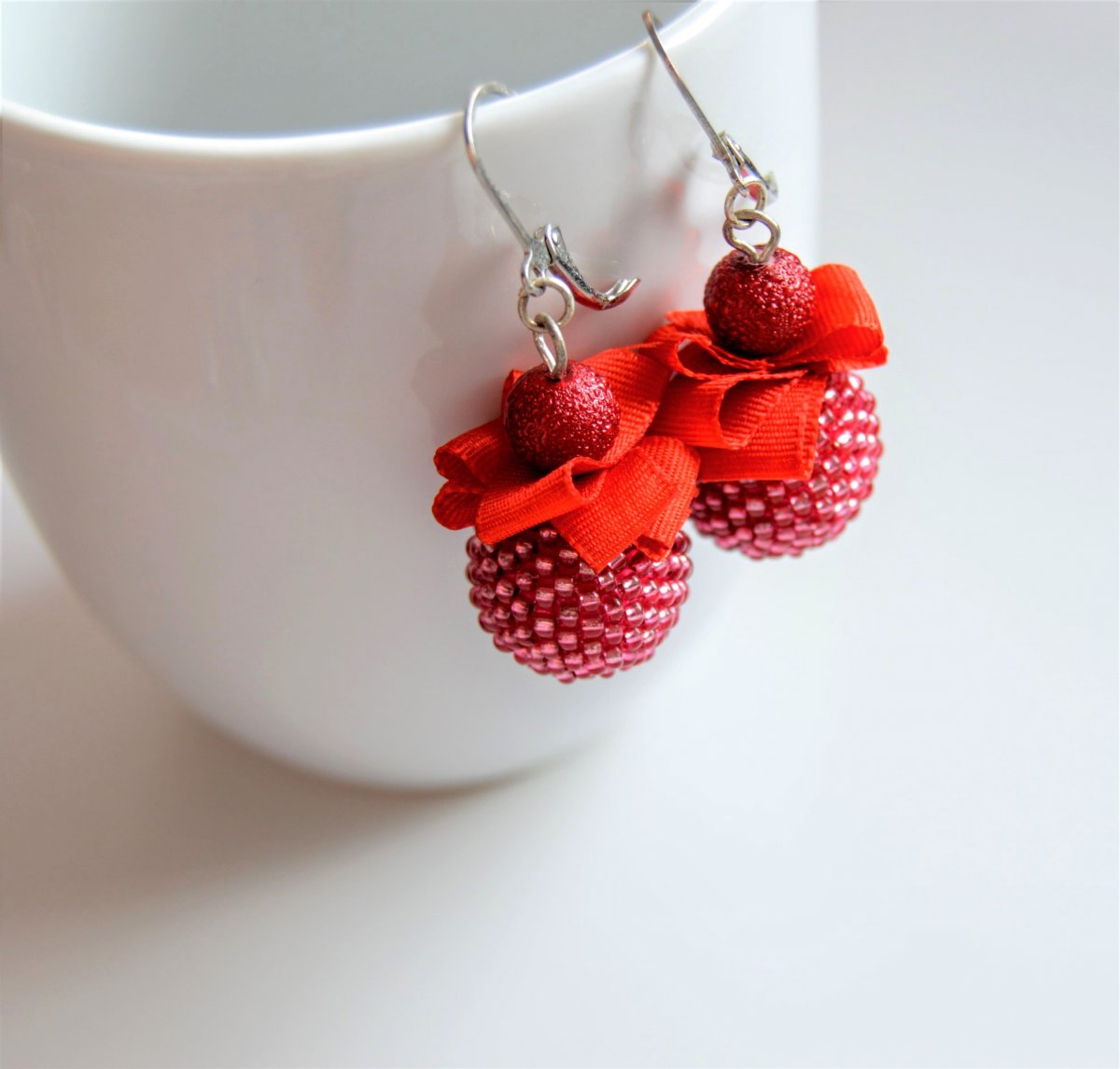 Mašličkové náušnice