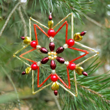 Královna Vánoc - hvězda, dekorace