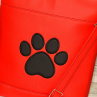  crossbody kabelka s výšivkou > červená s černou