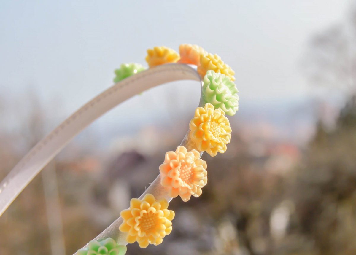 Pastelová něžnost - čelenka