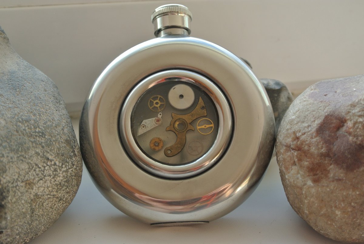 Steampunková placatka V.