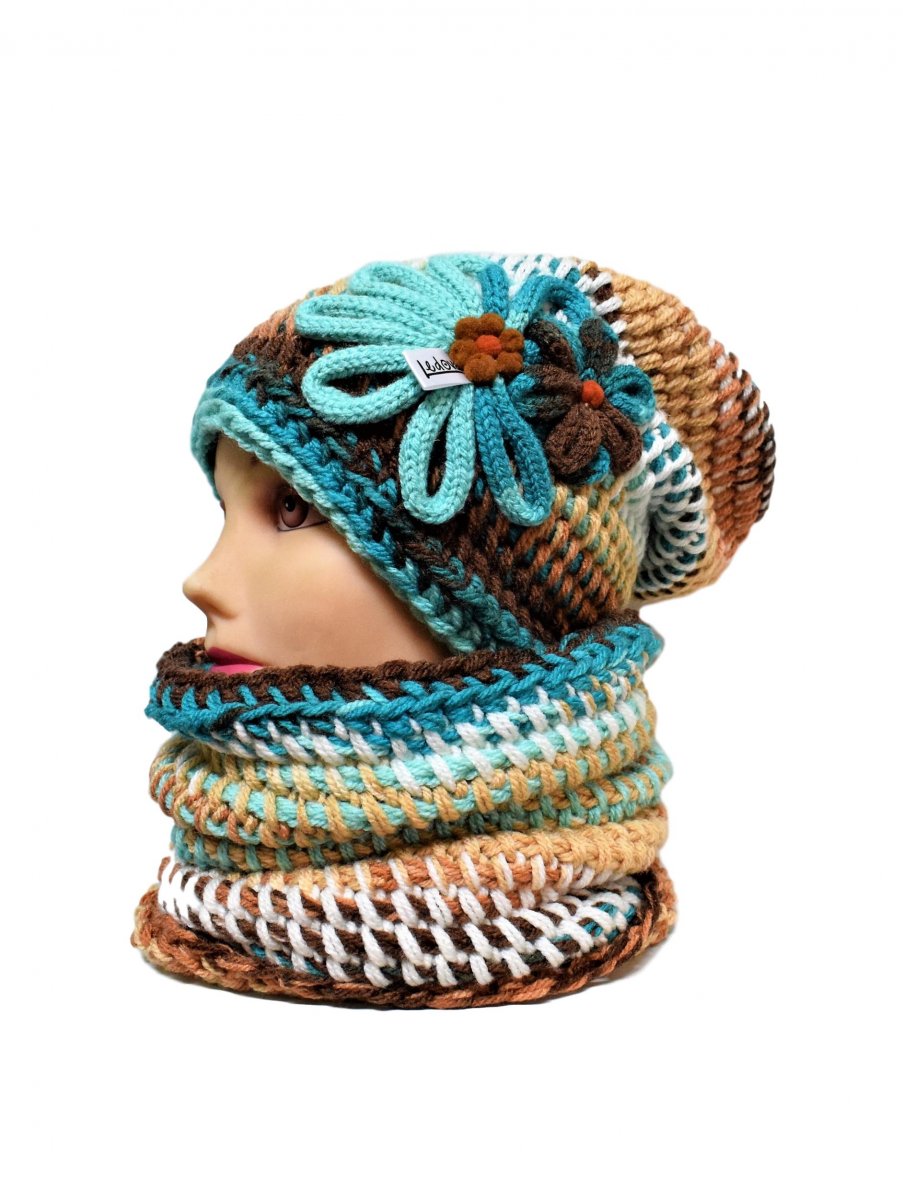 SET ČEPICE A NÁKRČNÍKU 1740