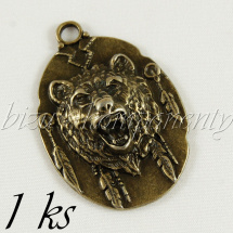 Medvěd, bronzová barva (02 1161)