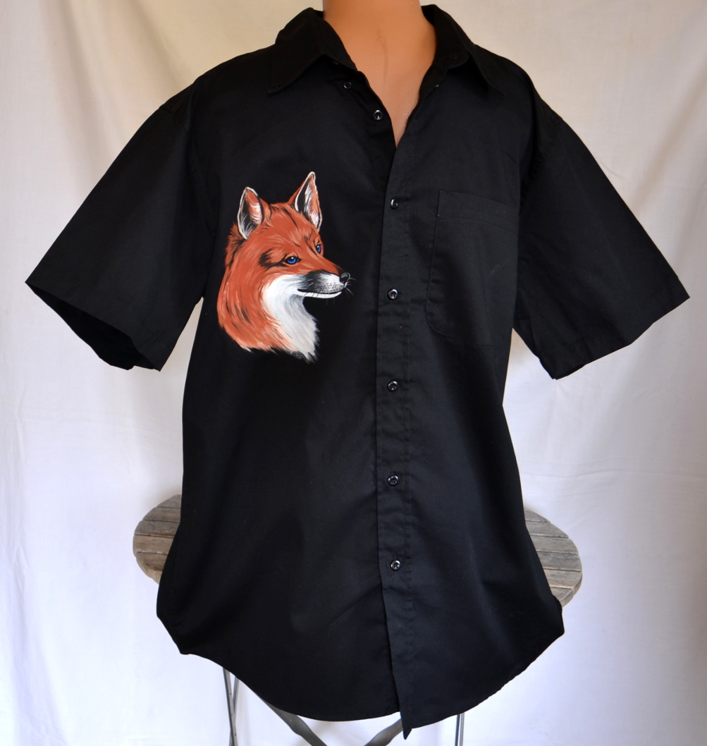 Myslivecká košile s lištičkou - zakázka