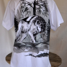 Pánské tričko s vlkem