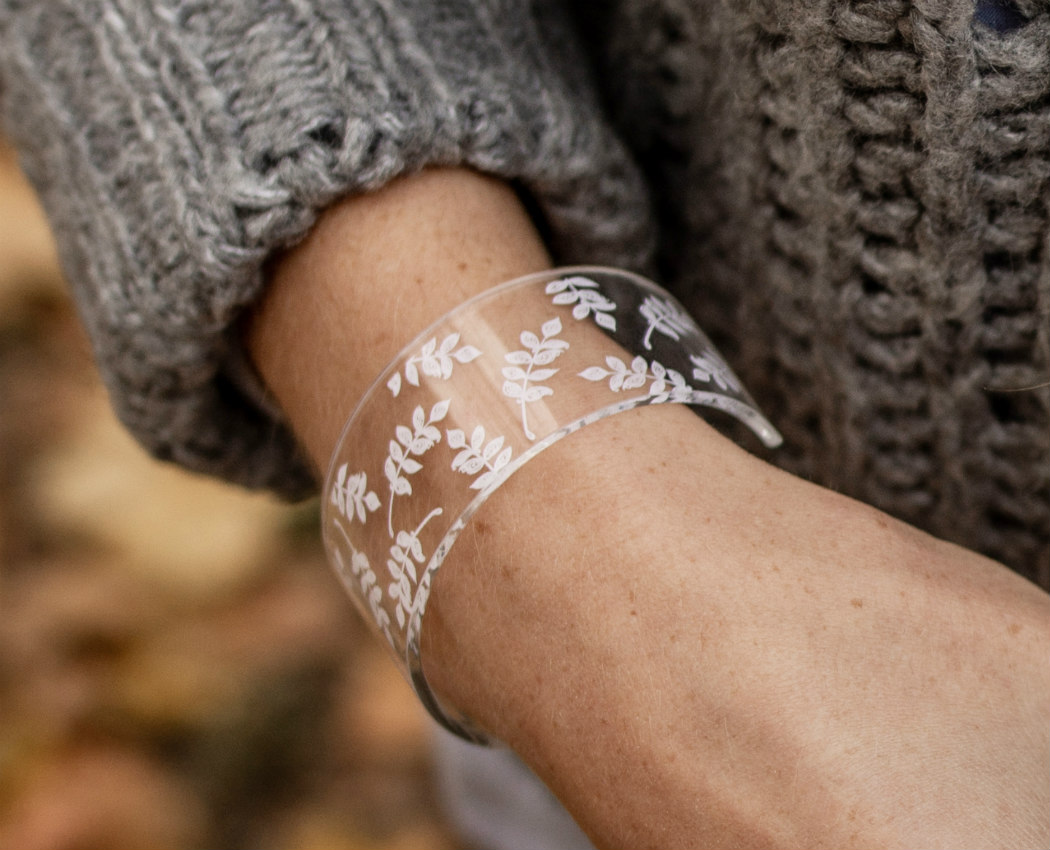 Náramek Větvičky bílý