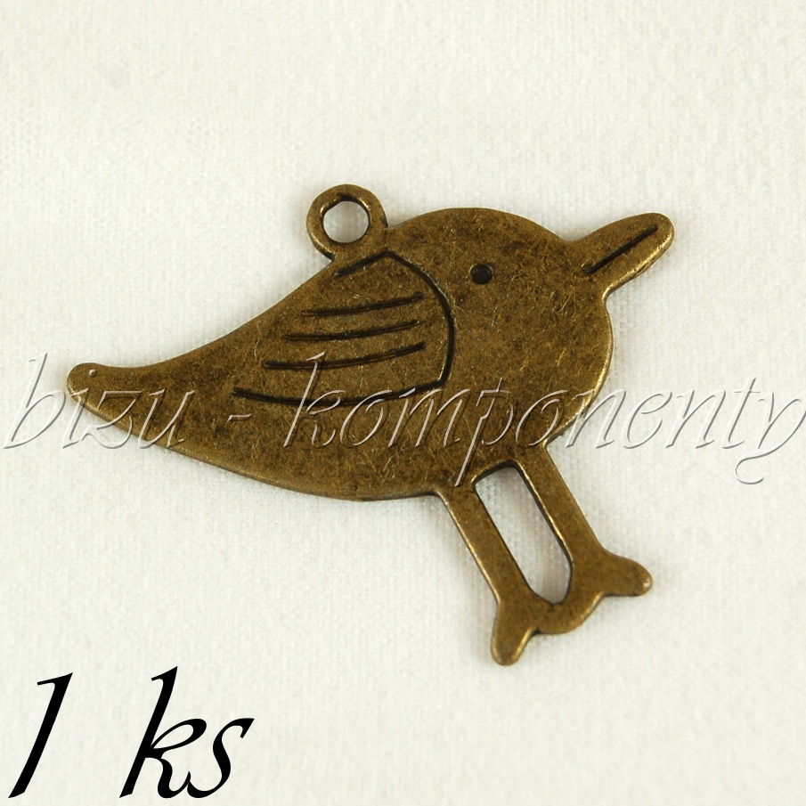 Ptáček zpěváček, bronzová barva (02 0256)