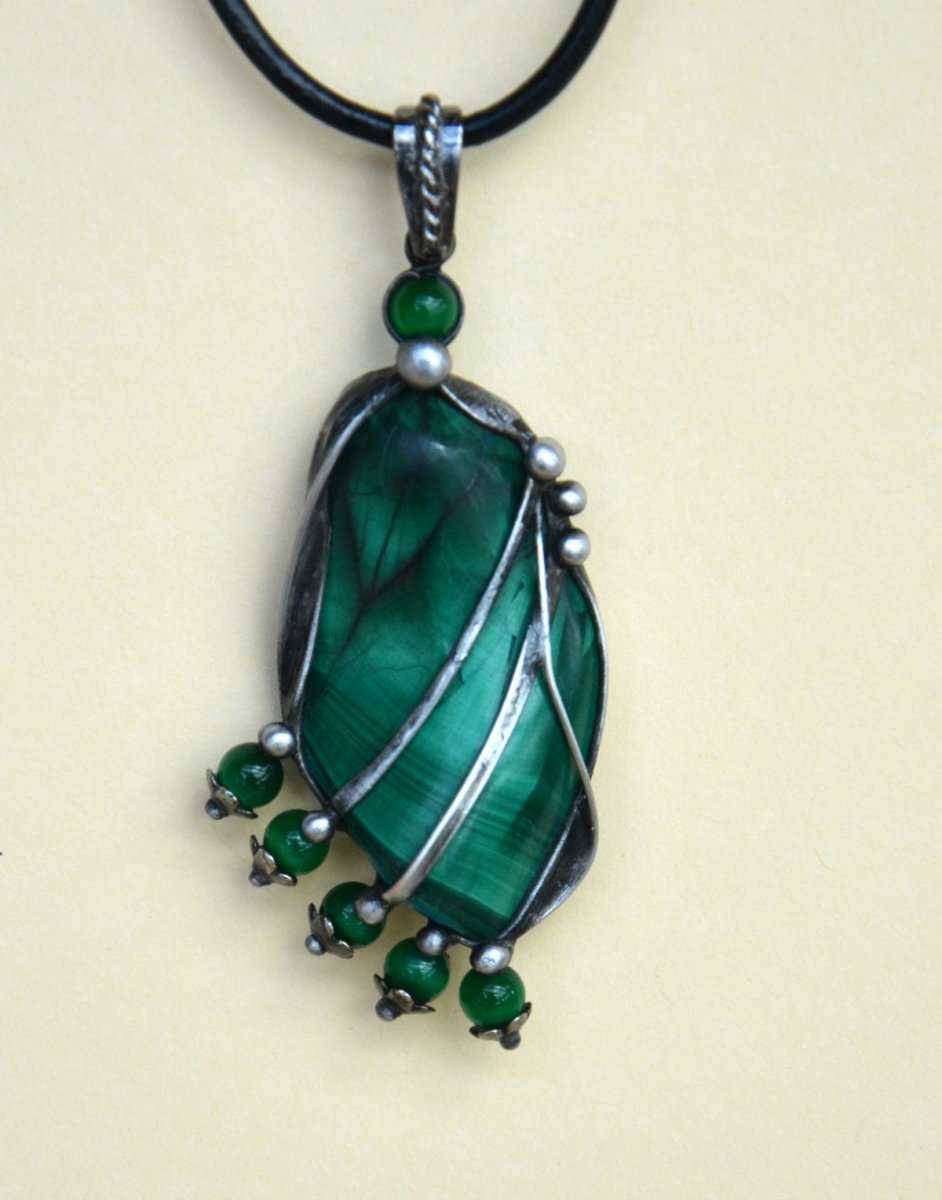 Zelené očko - malachit