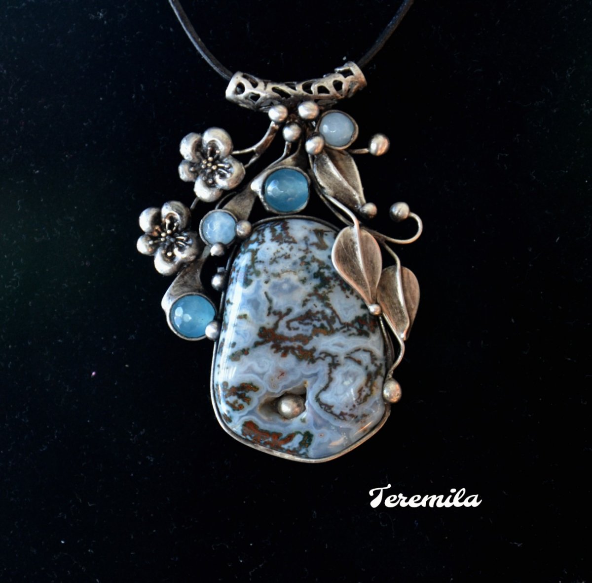 Ledové květy - opál