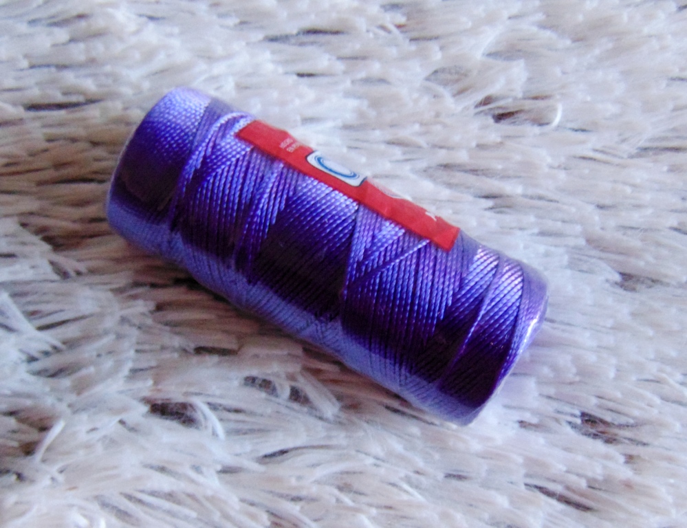 Nitě Hilo macramé fialová