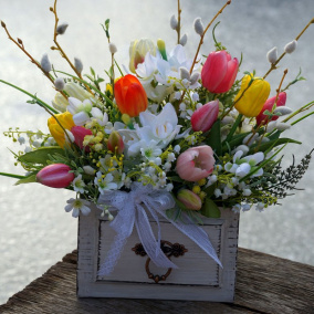 Jarní květiny v šuplíku