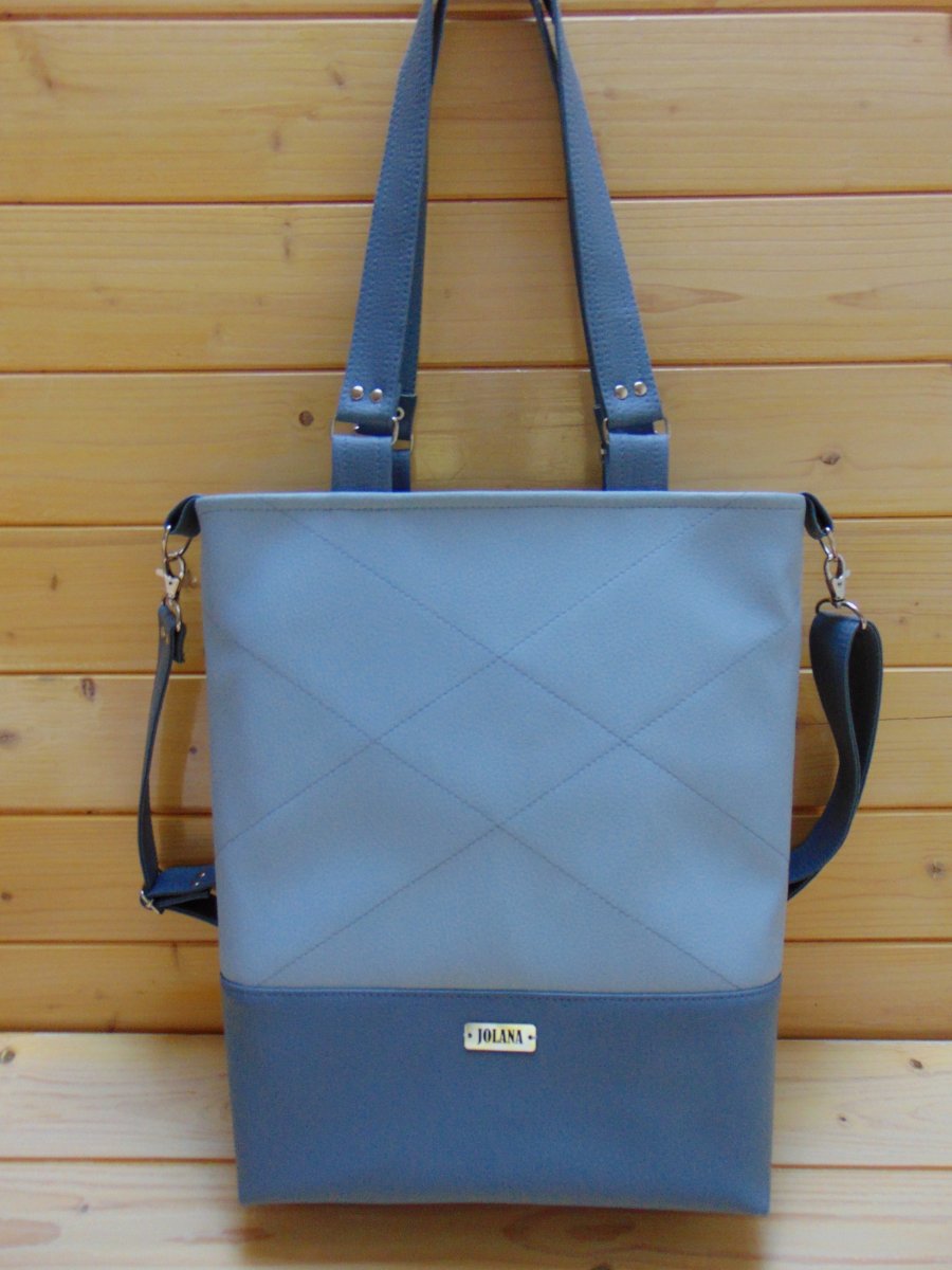 Kabelka KETRIN šedo- šedá