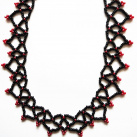 Červenočerný náhrdelník