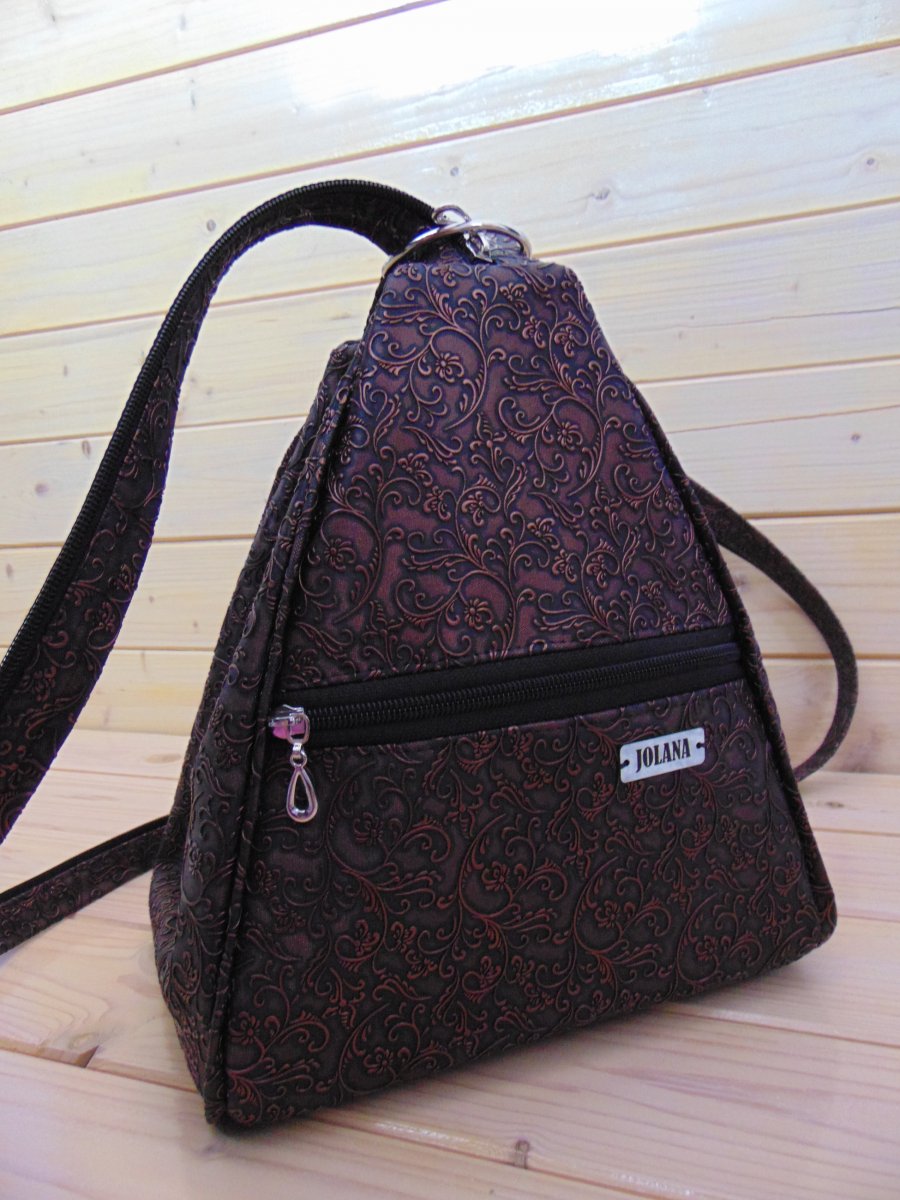 Kabelka ROXY  3v1   černo- bronzová