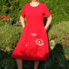 Letní šaty s máky vel. 36-50
