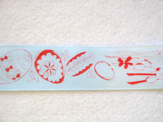 Velikonoční stuha šíře 35 mm (10m)