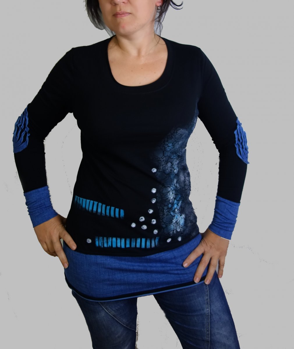 Tunika ... riflová  v.XL a 2XL