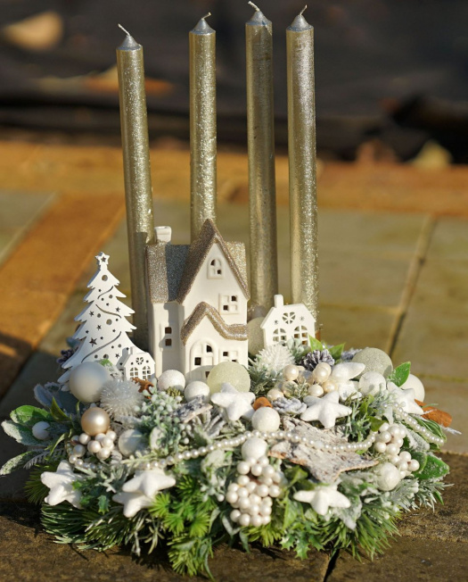 Adventní svícen elegantní 