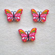 Knoflík motýl -2 kusy