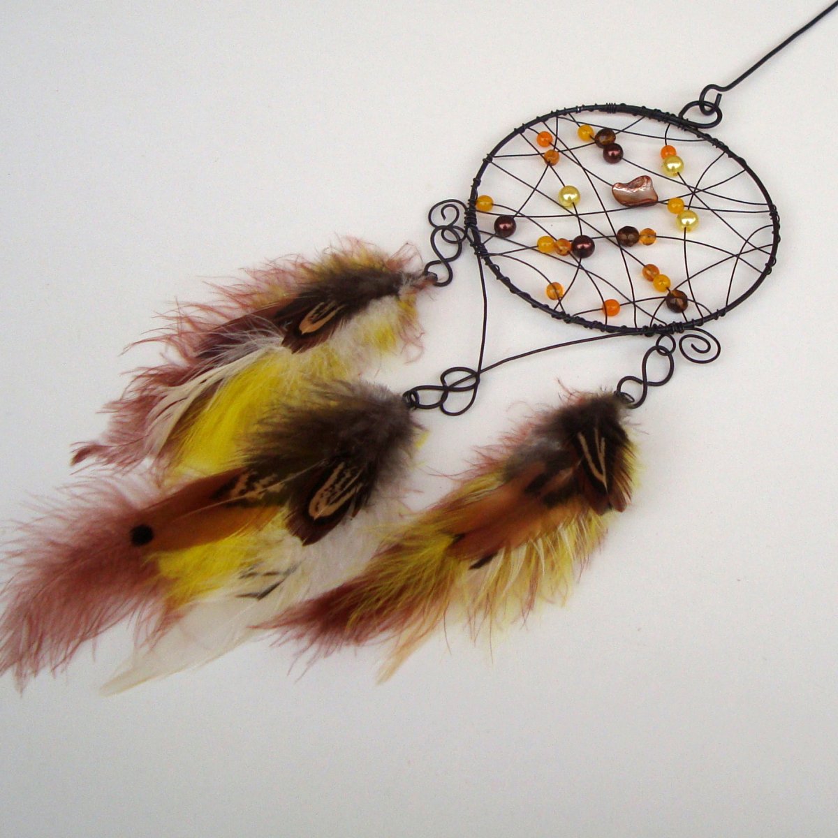 Lapač snů hnědožlutý