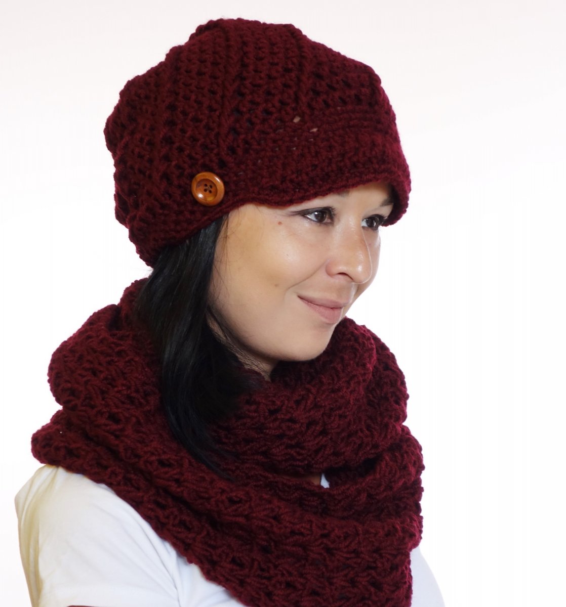 čiapka Šiltačka vínová