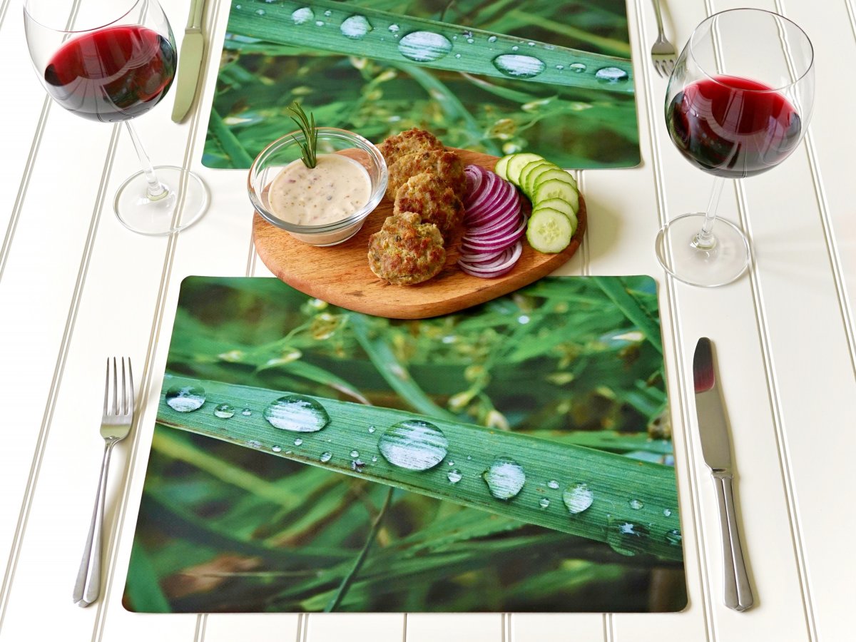 Autorské Foto Prostírání - Snídaně v trávě