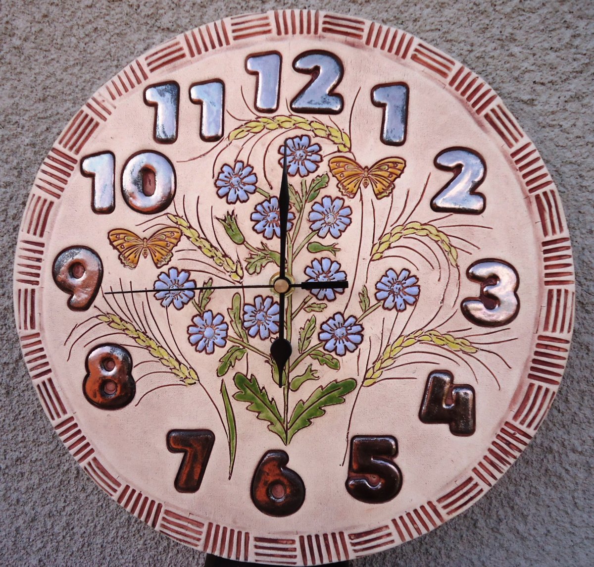 Hodiny chrpy s ječmínkem