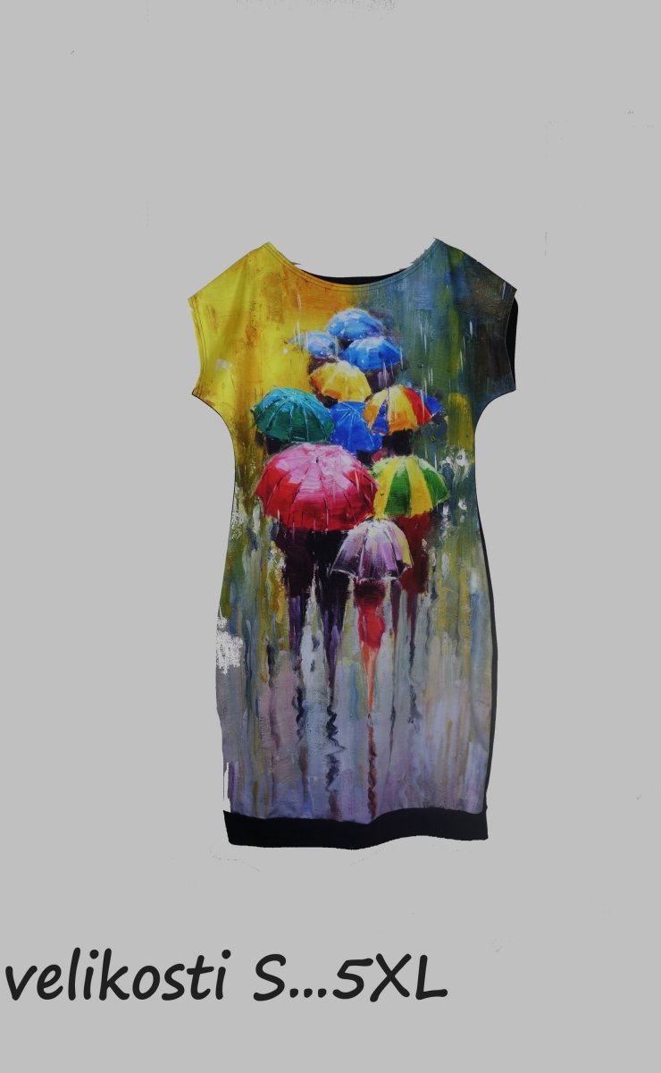 Šaty v děšti  v.S-XL