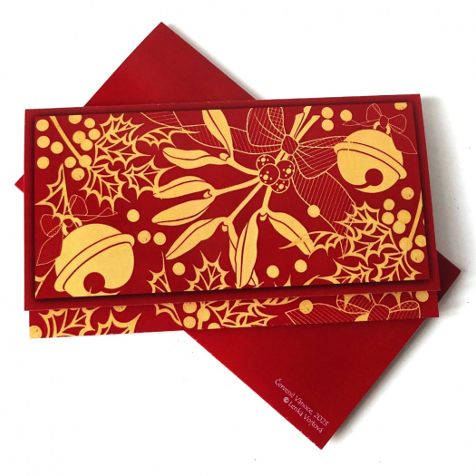 Darovací obálka - ČERVENÉ VÁNOCE