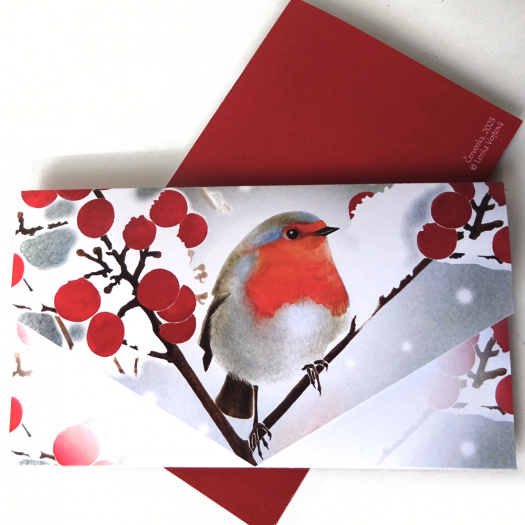 Darovací obálka - ČERVENKA