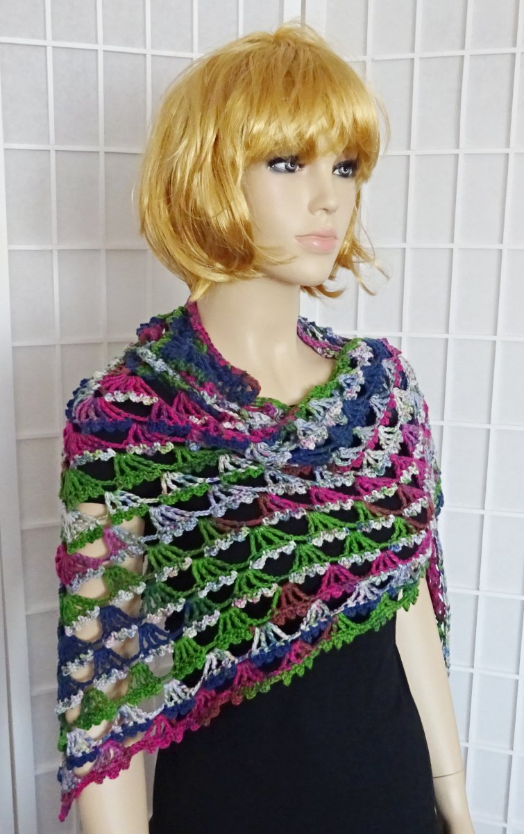 Barevný vzdušný šátek/šál